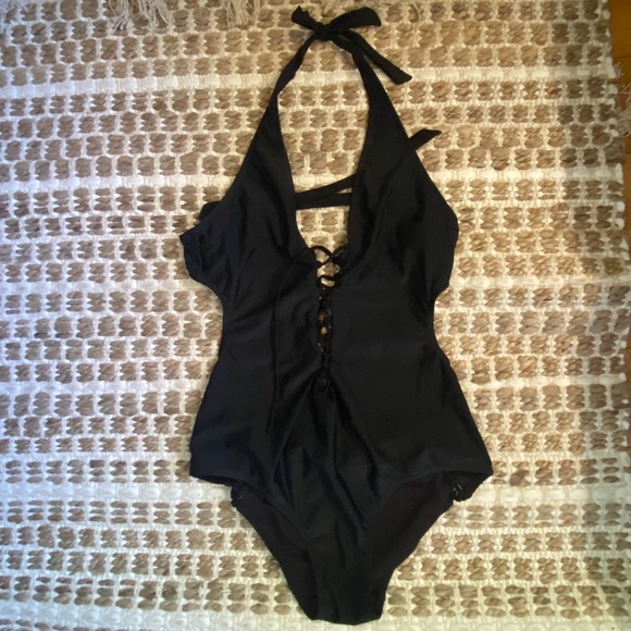 Ashley Graham Other - Ashley Graham X Swimsuits for all Black One Piece